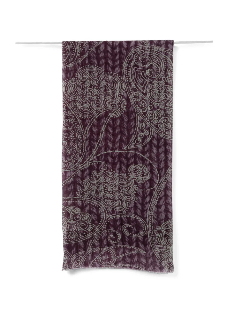 SGOMBERO CANTINE floral paisley-print scarf - Violett