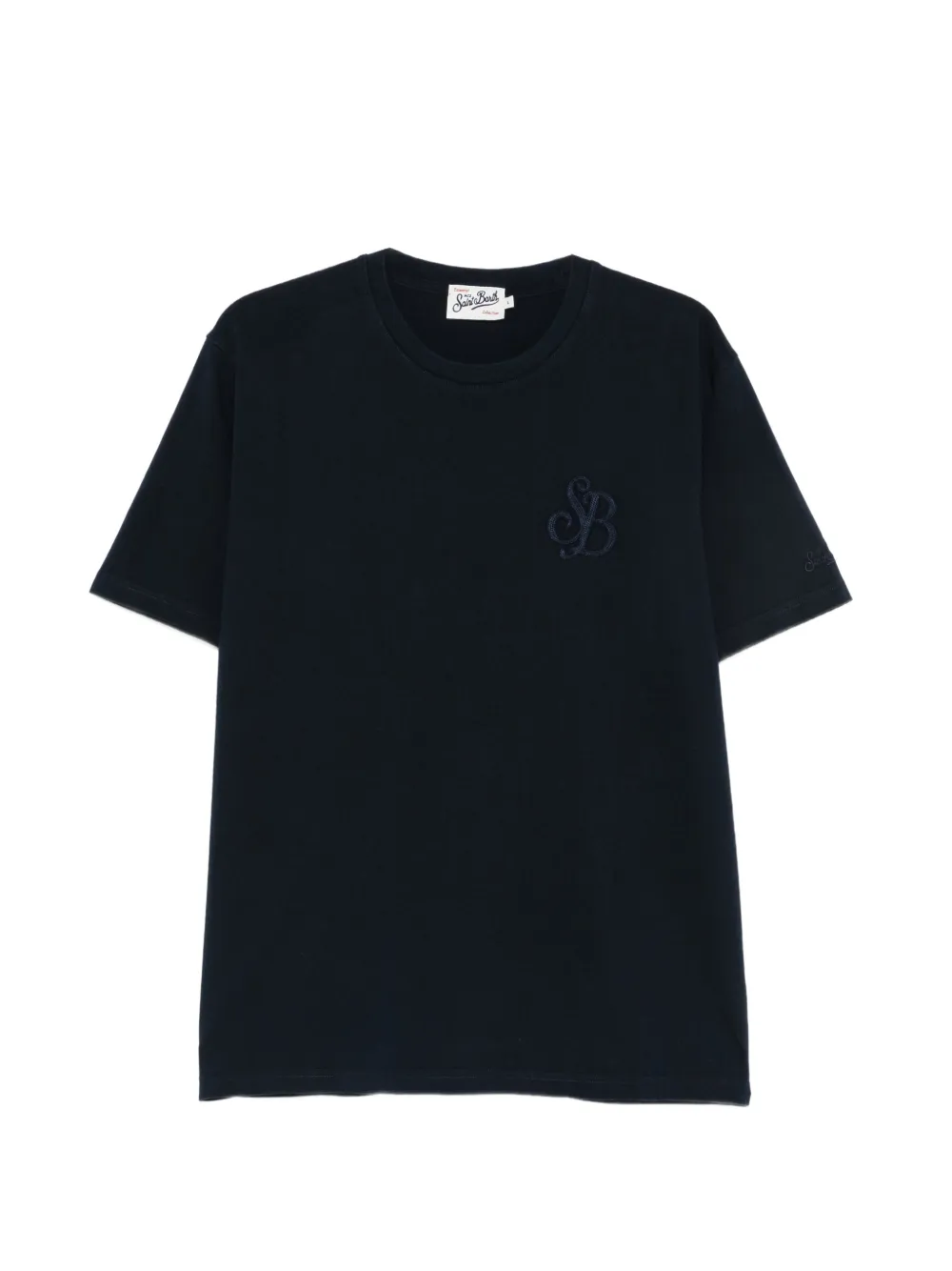 MC2 Saint Barth embroidered-logo T-shirt - Bleu MC2 Saint Barth embroidered-logo T-shirt - Bleu