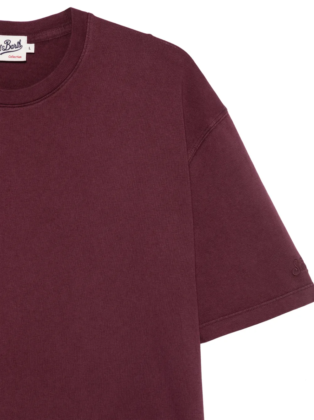 MC2 Saint Barth Johnny Raw T-shirt Paars