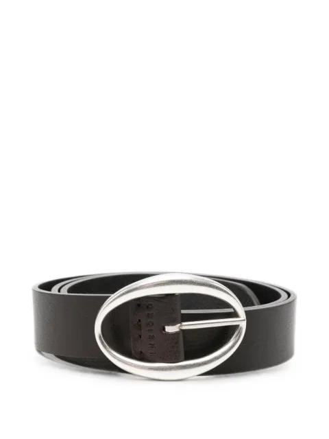 Orciani oval-buckle leather belt