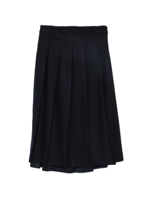 Semicouture Tempest pleated A-line midi skirt