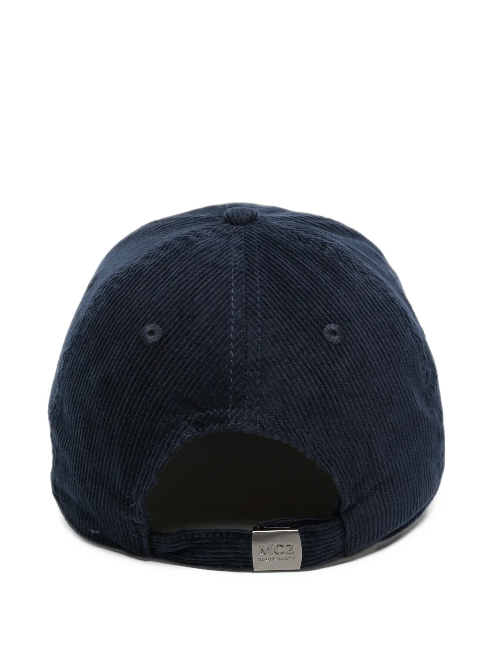 MC2 Saint Barth corduroy embroidered baseball cap Blauw