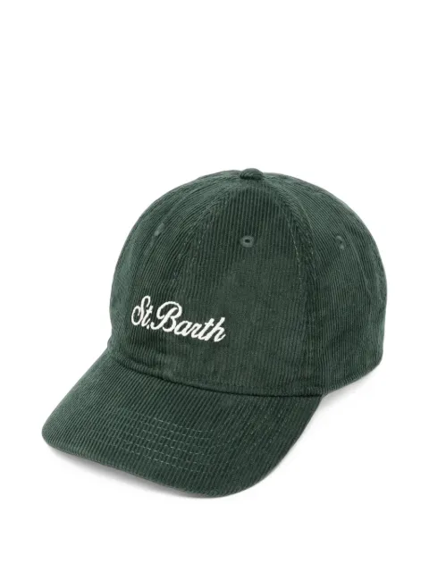 MC2 Saint Barth logo-embroidered corduroy baseball cap