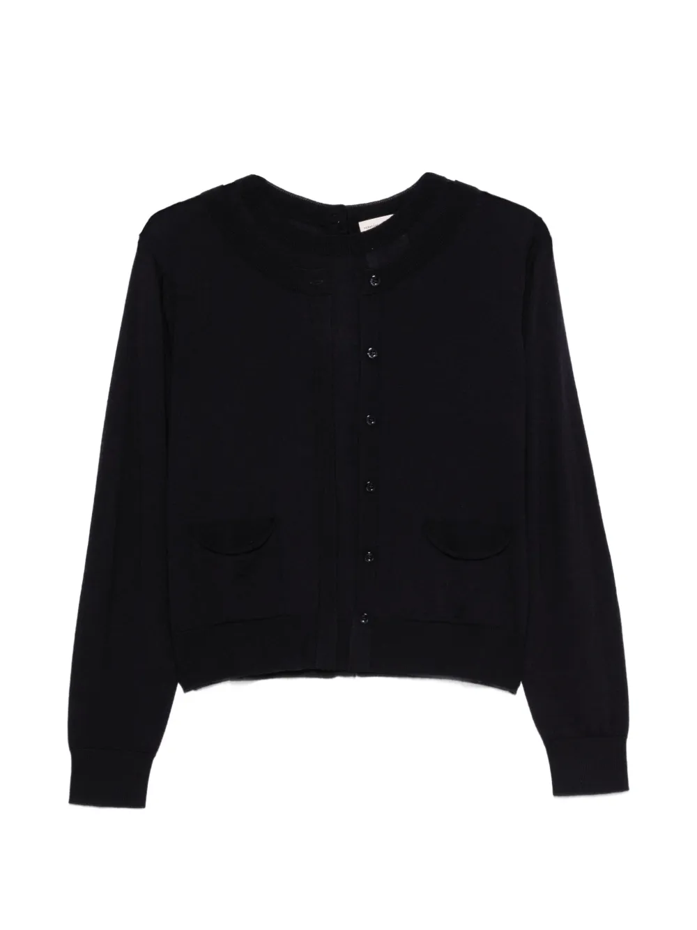 Semicouture button-up wool cardigan - Blau