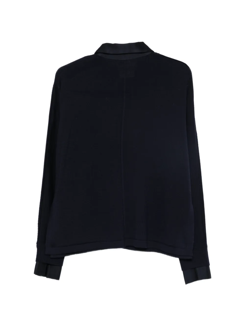 Semicouture Laetitia vest met opgestikte zak Blauw