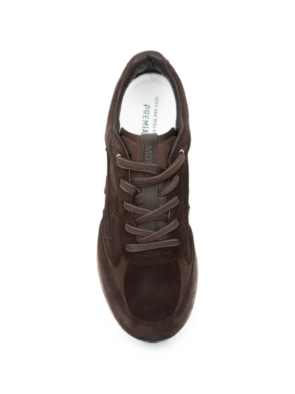 Premiata Moerun panelled sneakers Bruin