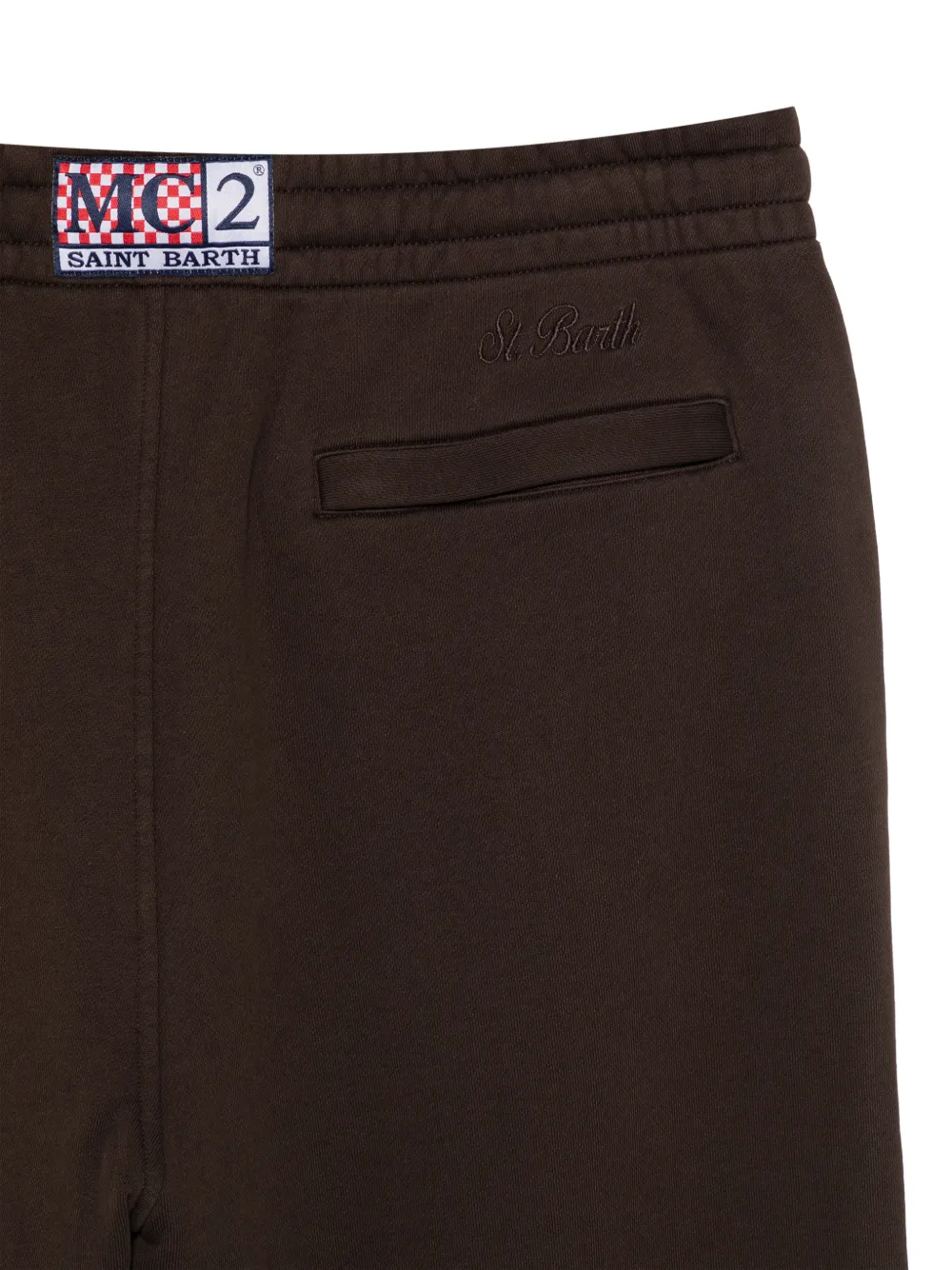 MC2 Saint Barth Bolt trainingsbroek met trekkoordtaille Bruin