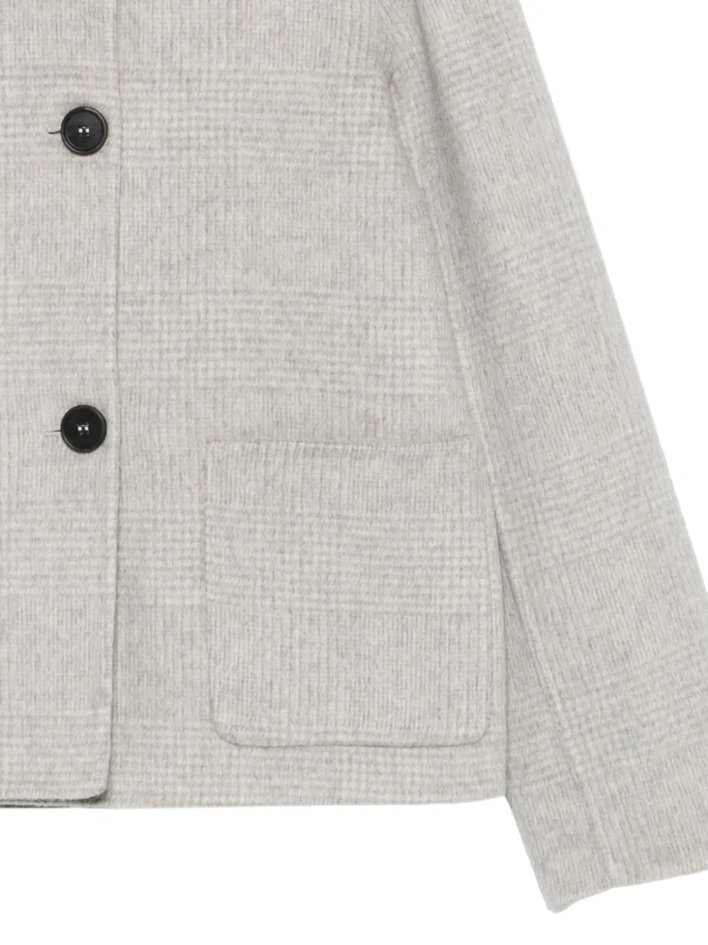 Antonelli double-breasted Prince of Wales check jacket Beige