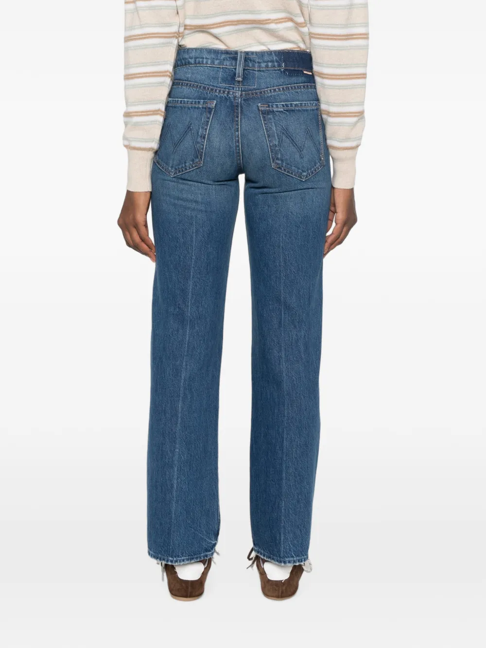 MOTHER The Mid Rise Rambler jeans Blauw
