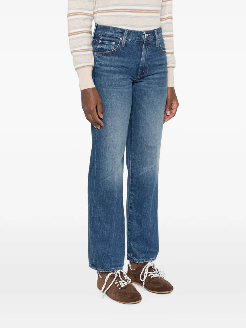 MOTHER The Mid Rise Rambler jeans Blauw