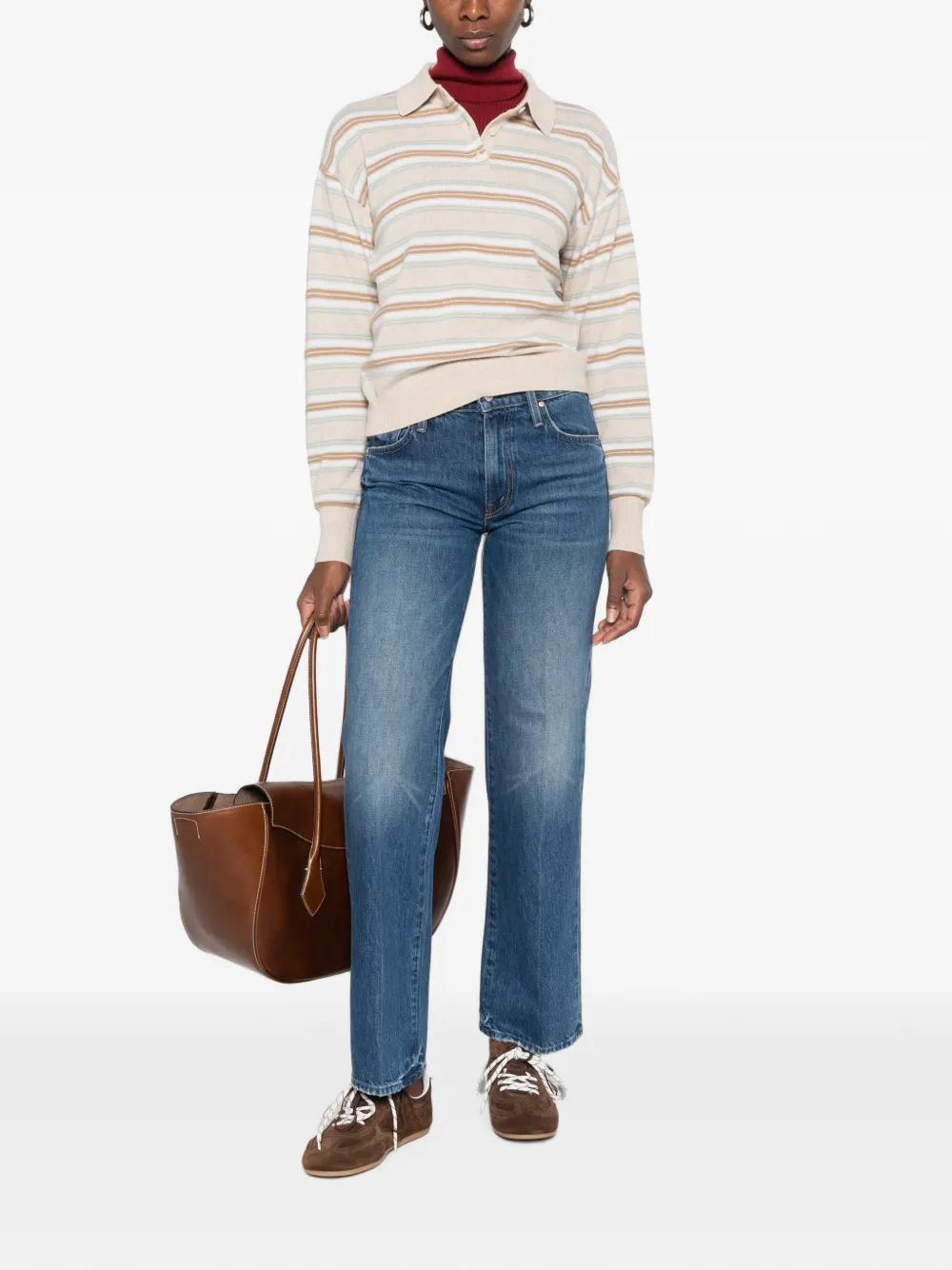 MOTHER The Mid Rise Rambler jeans Blauw