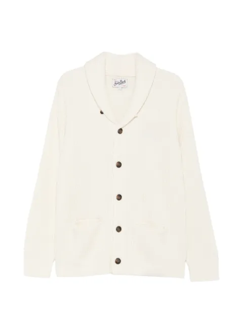 MC2 Saint Barth Glasgow ribbed shawl-collar cardigan