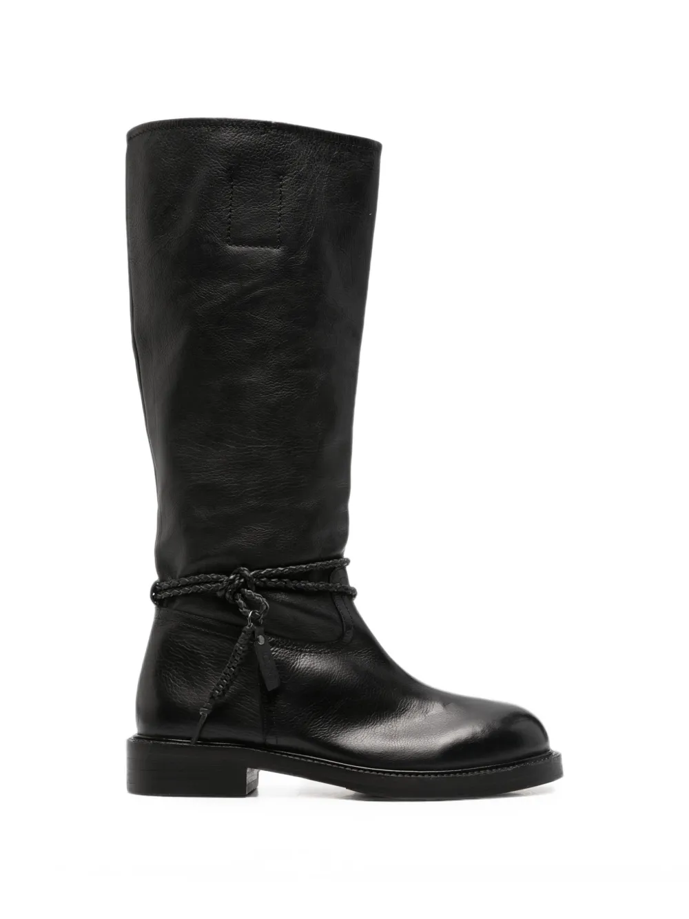 Zolfo braided-strap leather boots