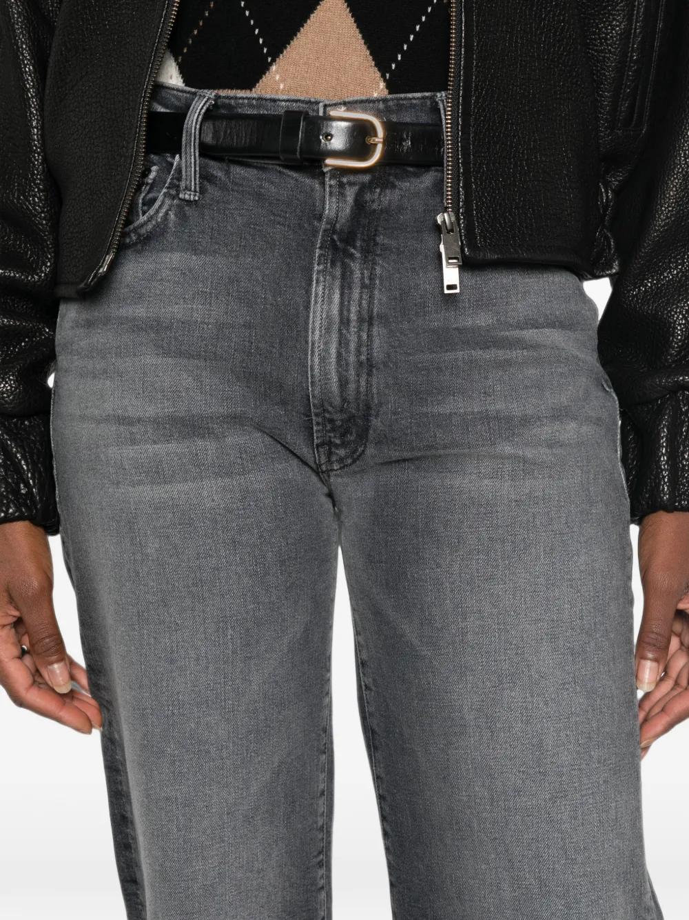MOTHER The Dodger Flood jeans Grijs