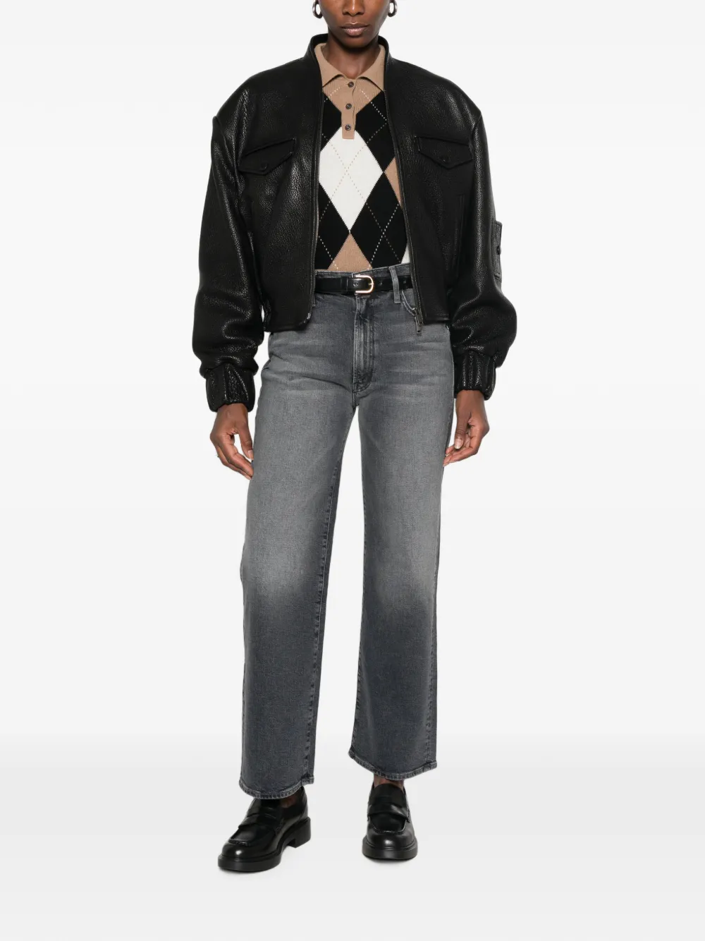 MOTHER The Dodger Flood jeans Grijs