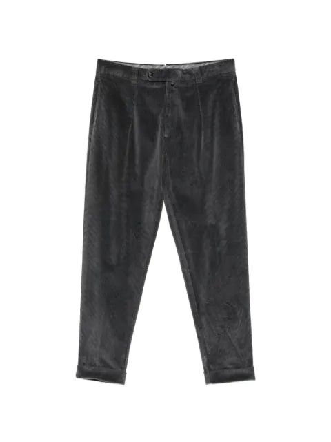 Berwich pleated corduroy trousers