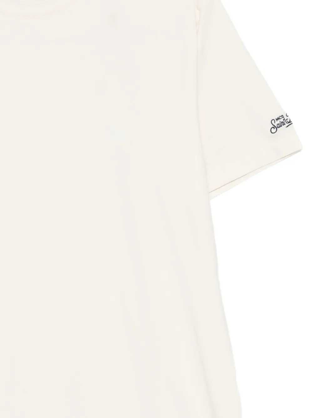 MC2 Saint Barth logo-embroidered T-shirt Beige