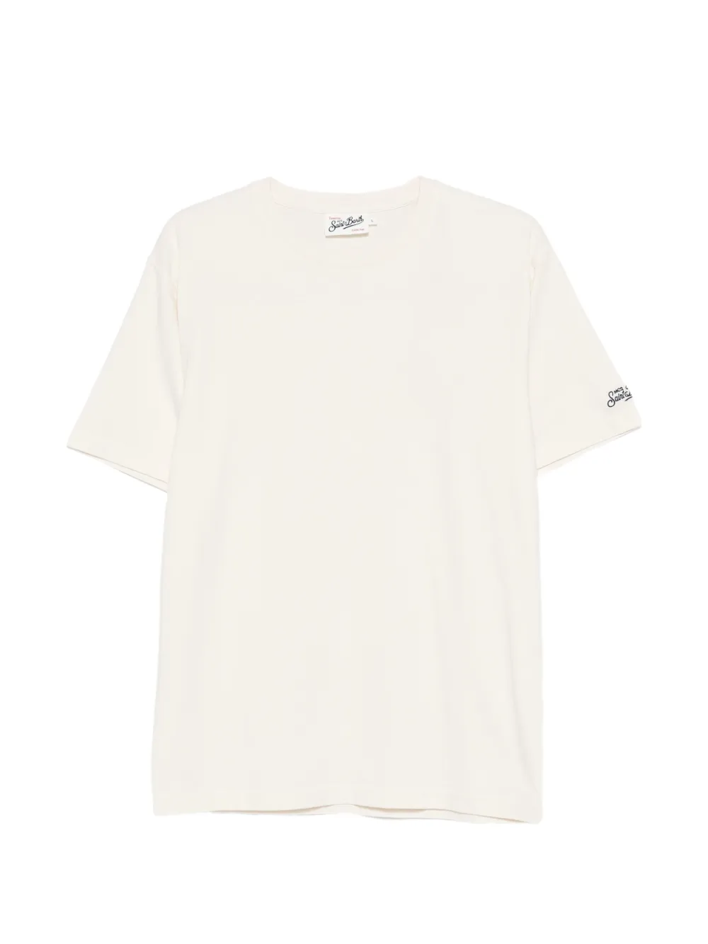MC2 Saint Barth logo-embroidered T-shirt Beige