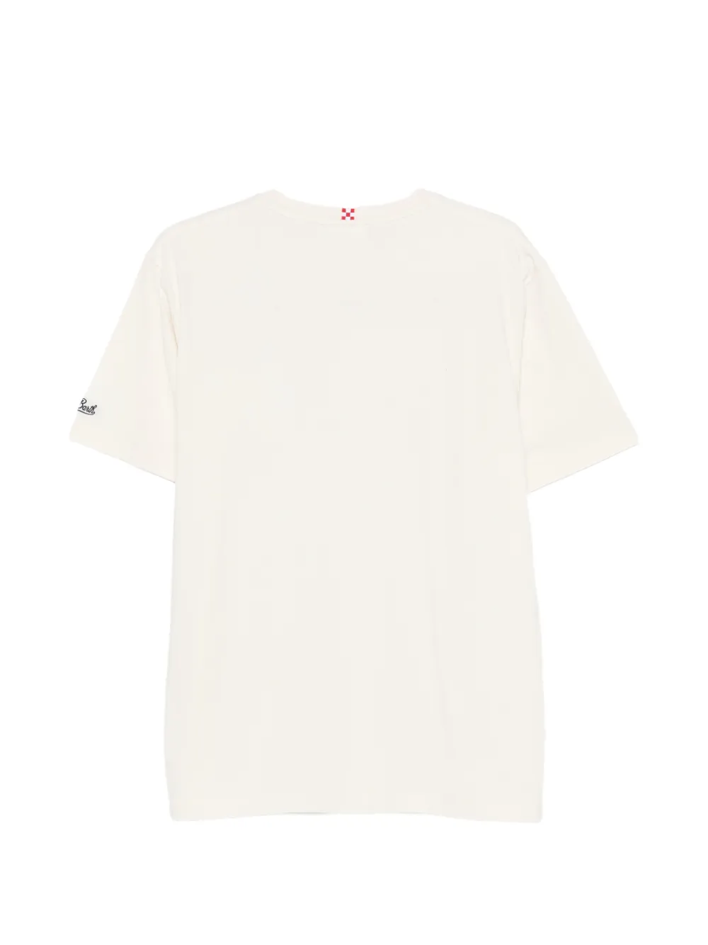 MC2 Saint Barth logo-embroidered T-shirt Beige