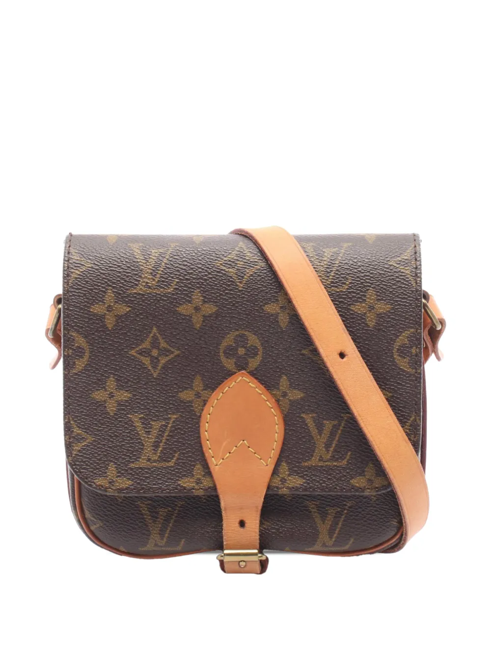 Louis Vuitton Pre-Owned Borsa a tracolla Cartouchiere PM con monogramma 1990 - Marrone