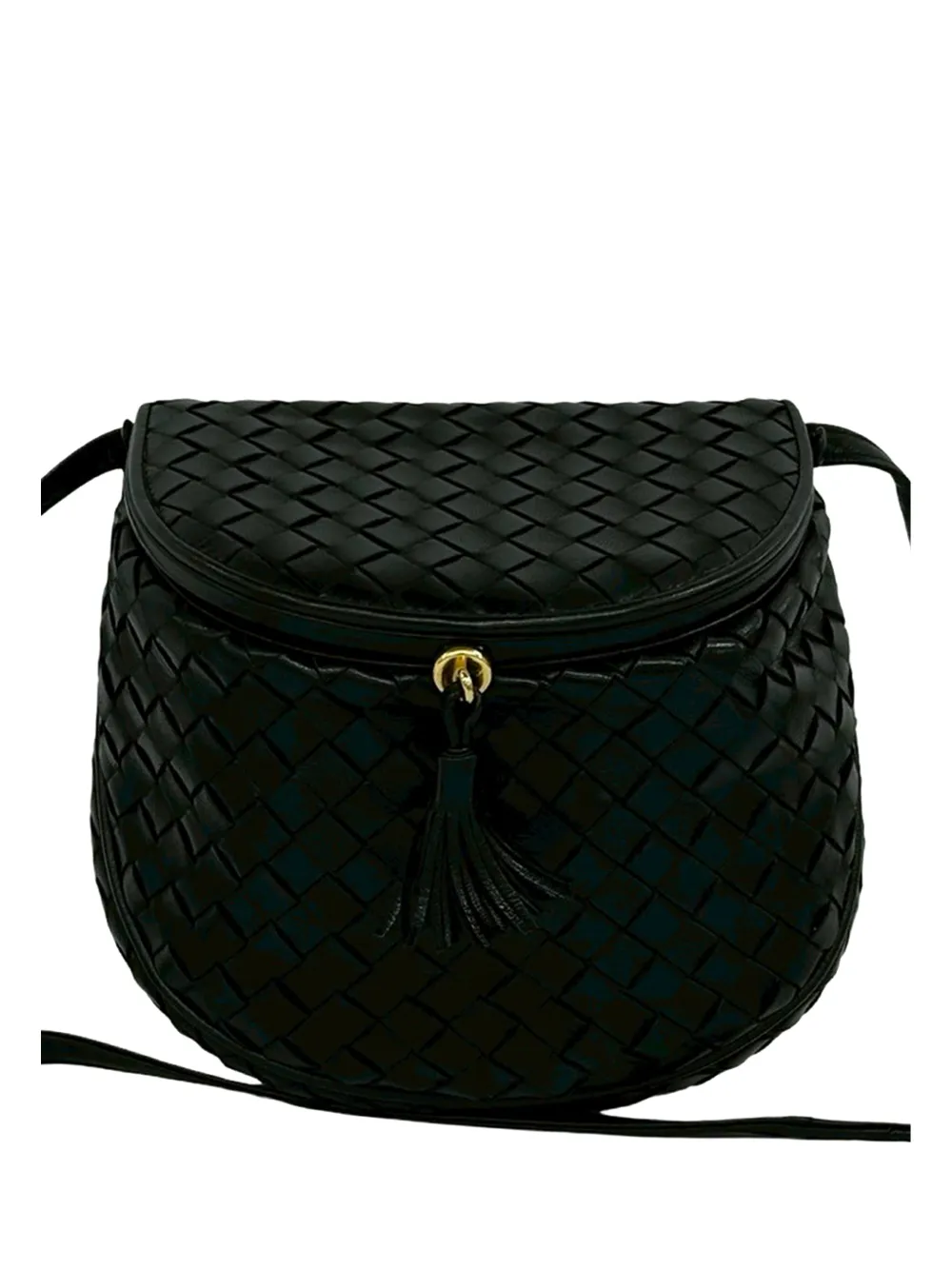 Bottega Veneta Pre-Owned 2012-2026 Intrecciato Umhängetasche aus Leder - Schwarz