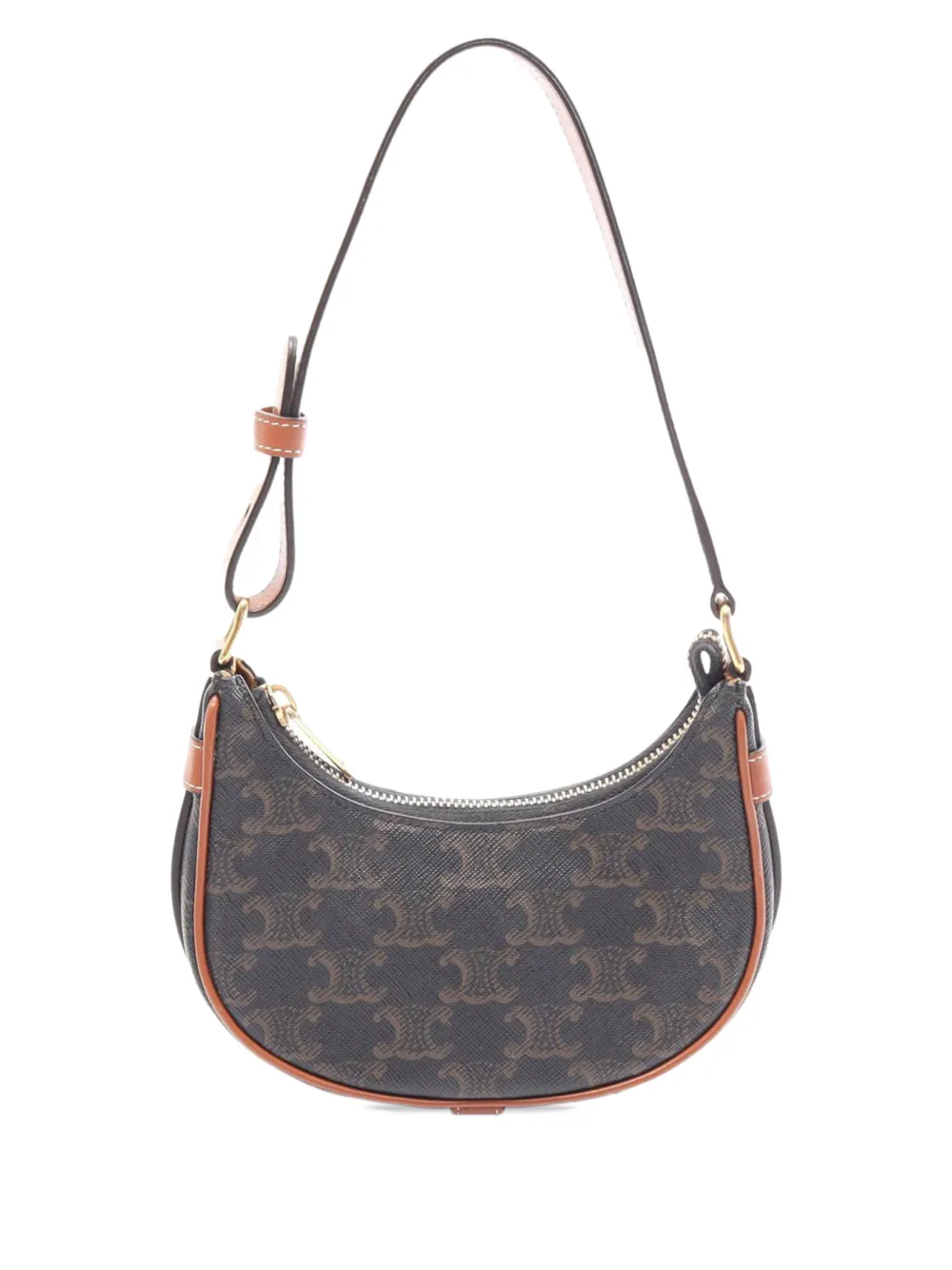 Celine Pre-Owned 2000-2026 Mini Triomphe Coated Canvas Ava shoulder bag - Brown