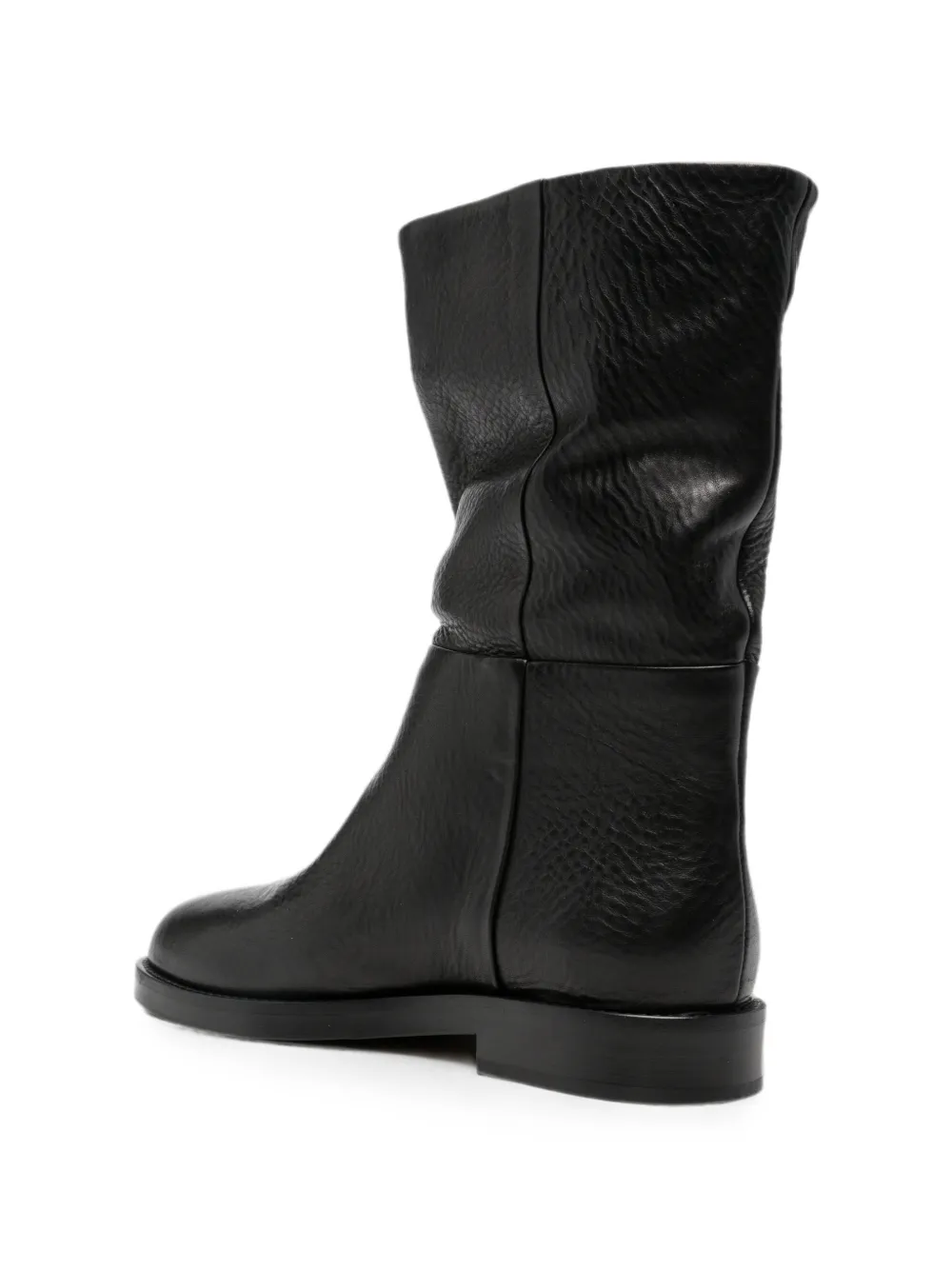 AGL Zenit grained leather boots Zwart