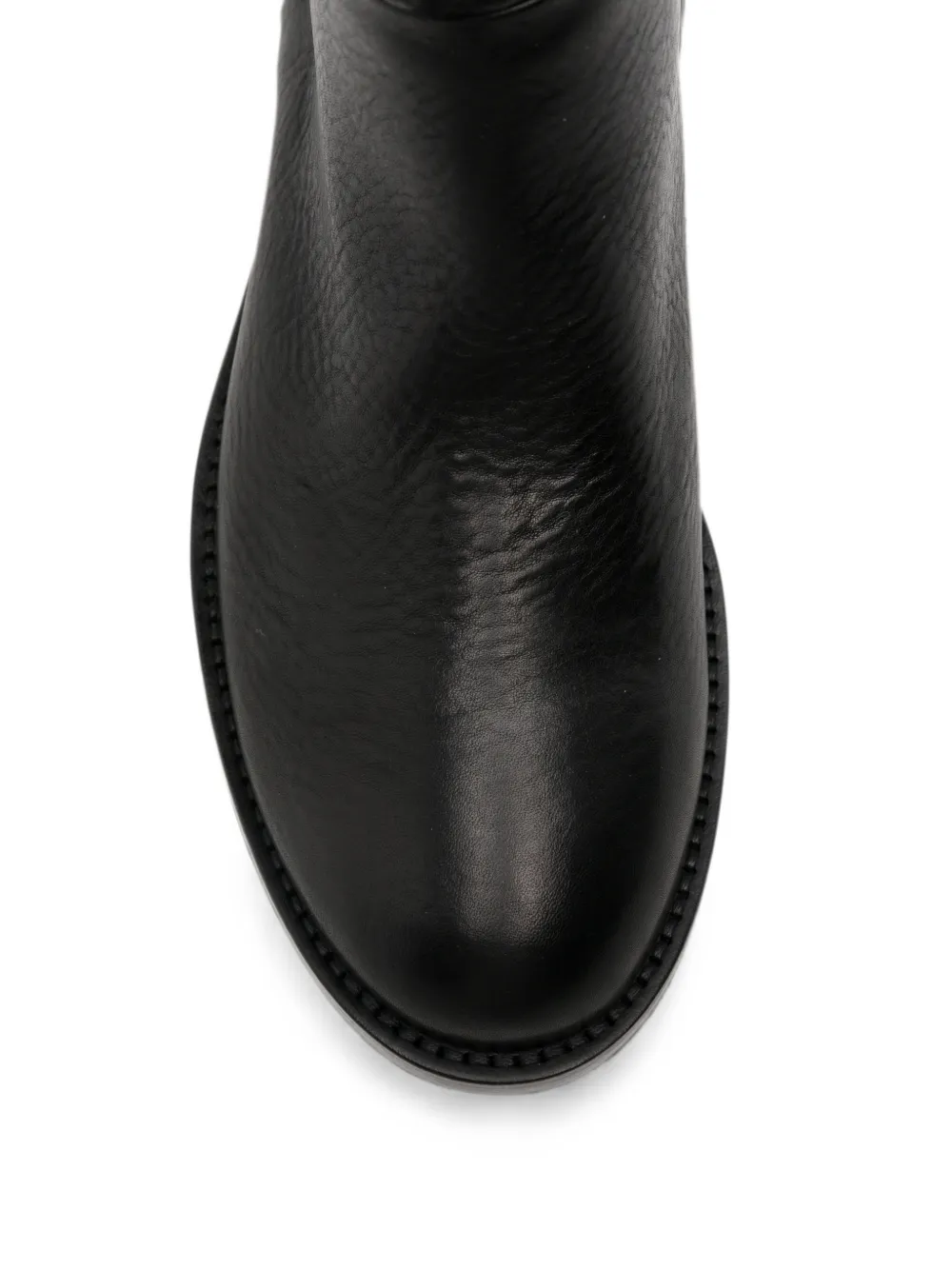 AGL Zenit grained leather boots Zwart