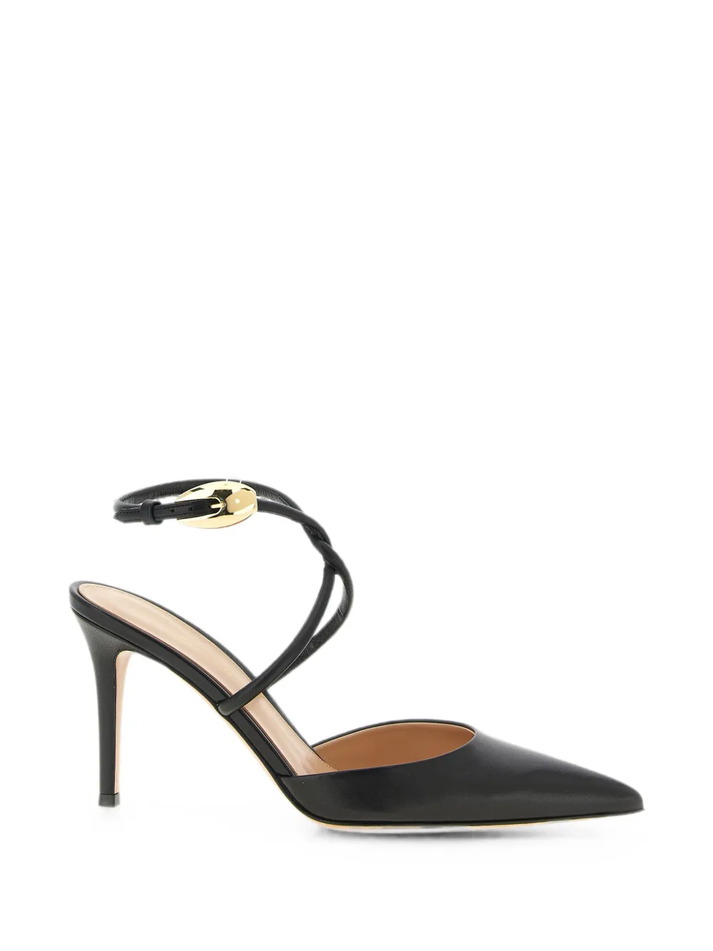 Gianvito Rossi Jungle Mamba asymmetric pumps - Nero