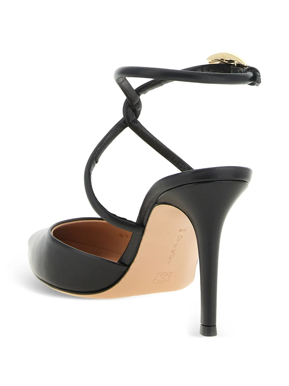 Gianvito Rossi Jungle Mamba asymmetric pumps Zwart