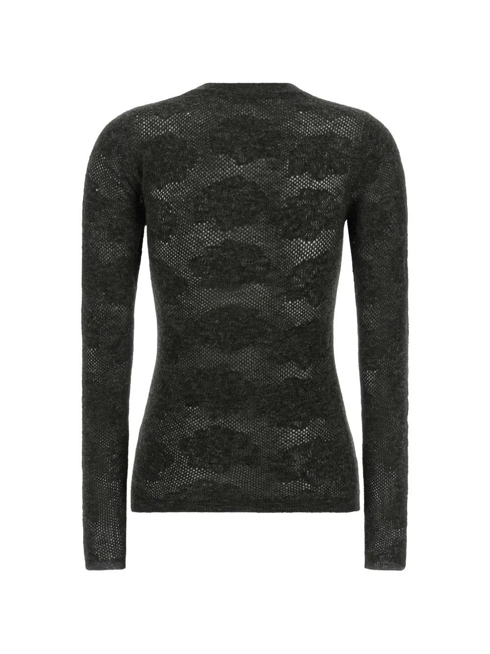 Brunello Cucinelli Flower Lace sweater Grijs