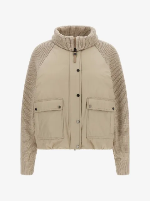 Brunello Cucinelli Monile ribbed-knit jacket
