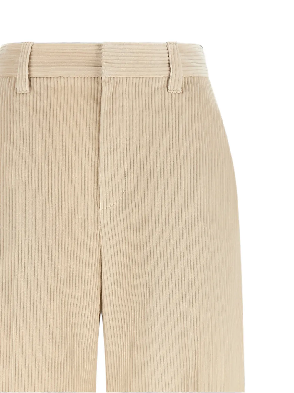 Brunello Cucinelli Monile ribfluwelen broek Beige