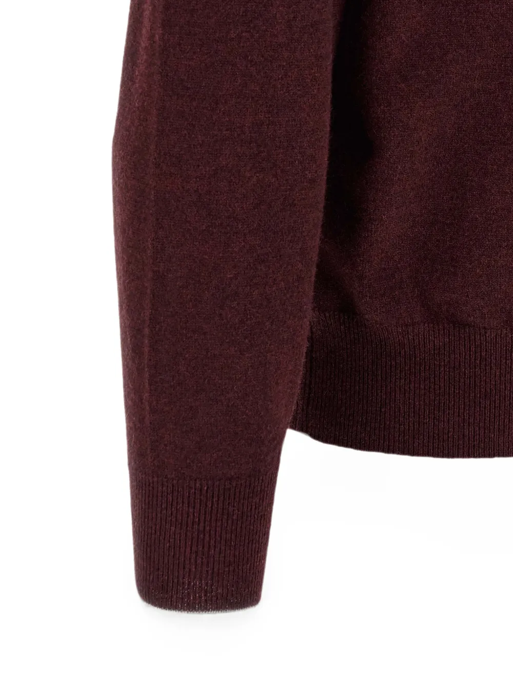 Brunello Cucinelli Poloshirt met lange mouwen Rood