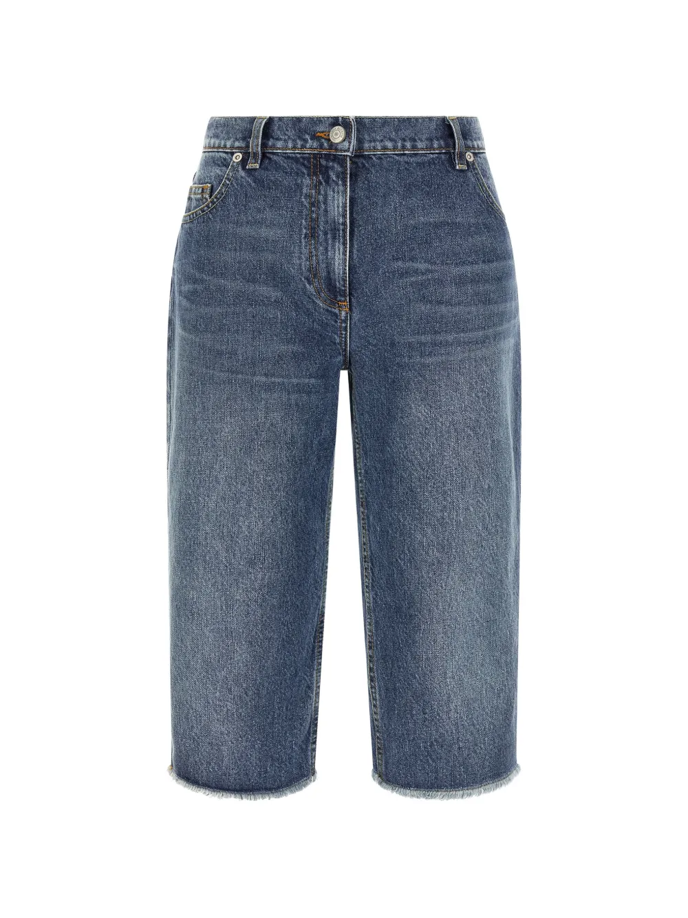Magda Butrym Ausgefranste Jeans - Blau