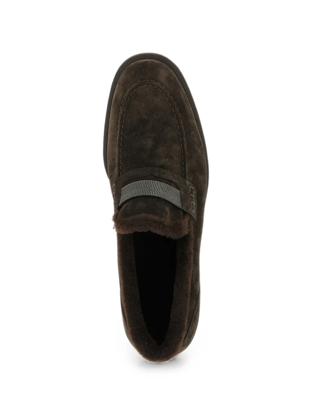 Brunello Cucinelli suede loafers Bruin