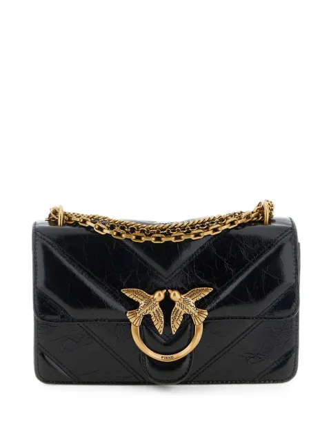 PINKO bolsa de hombro Love con costuras chevron