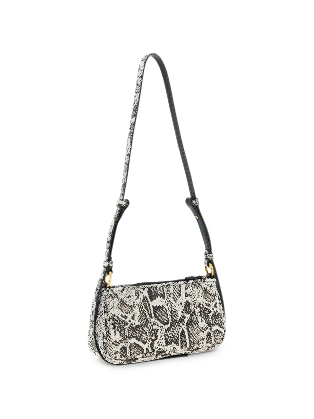 PINKO Love Birds crossbodytas met slangen-effect Grijs
