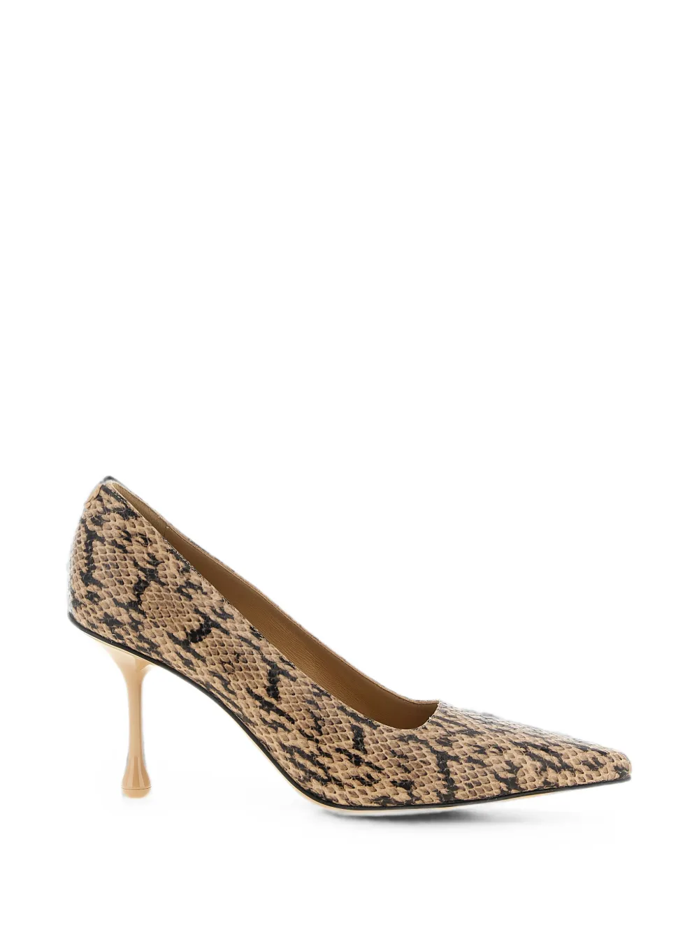 Jimmy Choo Ixia snake-effect pumps Beige