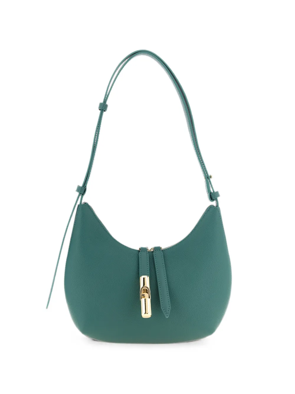 Furla Small Goccia Leather shoulder bag - Grün