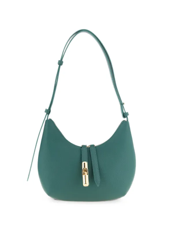 Furla Goccia レザー ショルダーバッグ S | グリーン | FARFETCH JP