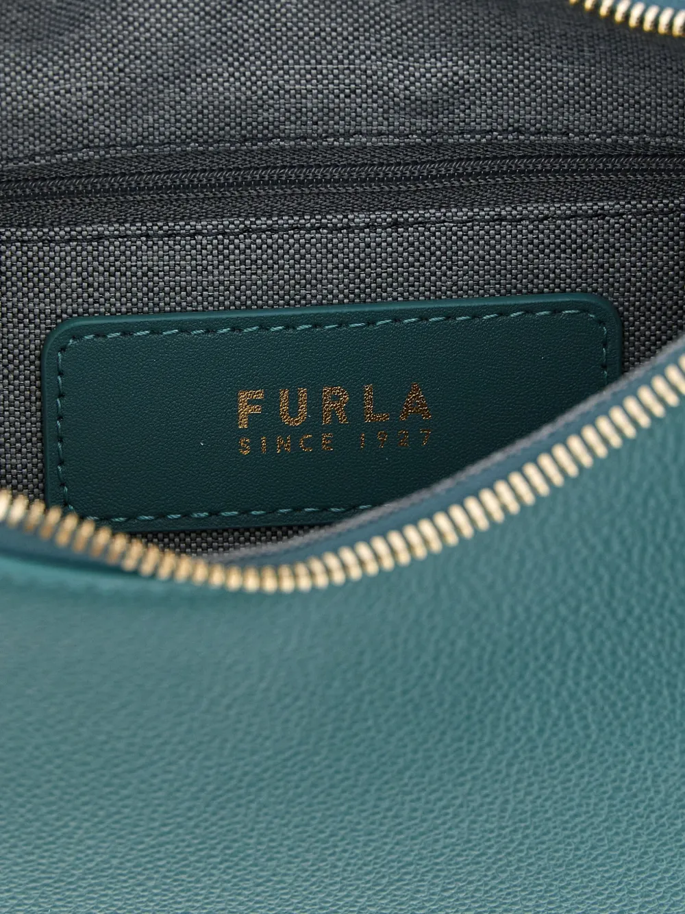 Furla Goccia kleine leren schoudertas Groen