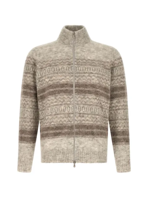 Brunello Cucinelli Nordic jacquard cardigan