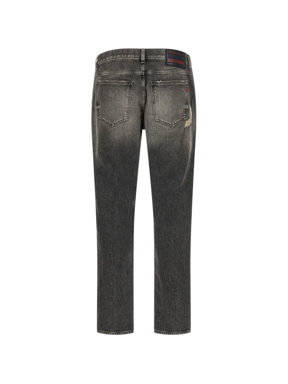 Diesel D-Strukt destroyed-effect jeans Grijs
