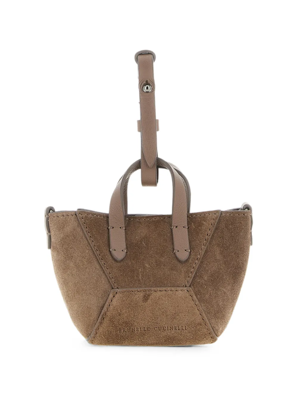 Brunello Cucinelli micro BC Duo tote bag - Brown