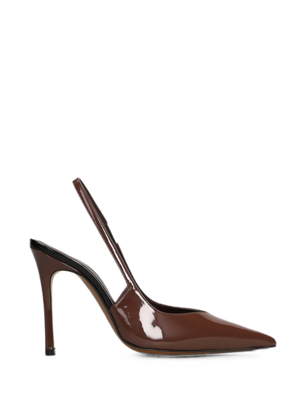 Roberto Festa Camilla patent-finish slingback pumps