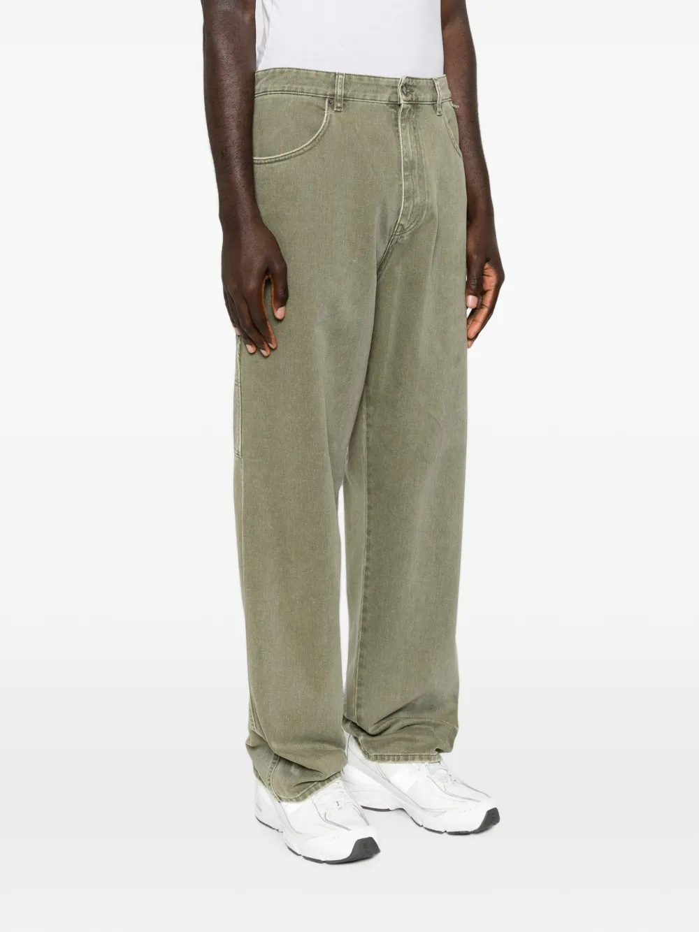 DARKPARK John ruimvallende jeans Groen