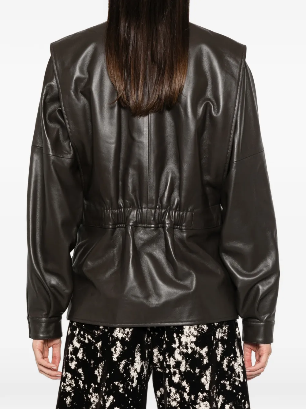 DARKPARK Gianna leather jacket Bruin
