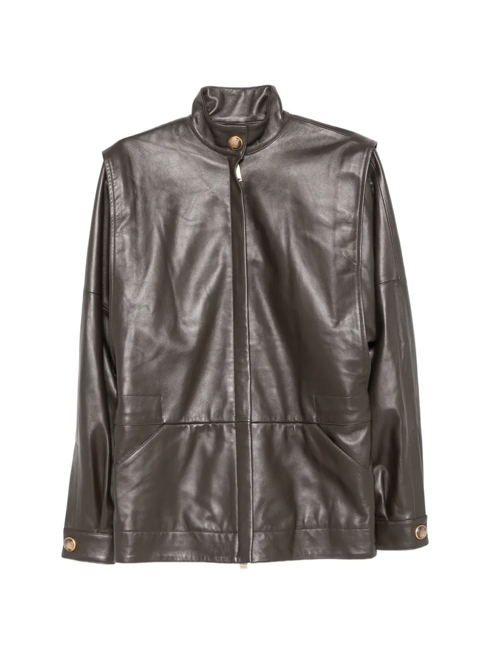 DARKPARK Gianna leather jacket - Braun