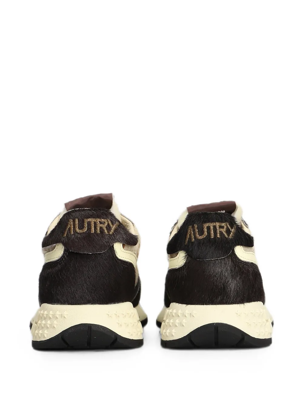 Autry Reelwind Low animal-print calf-hair sneakers Bruin